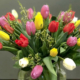 Ramo de tulipones coloridos - Fiuncho - Floritas de Santiago